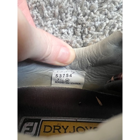 FootJoy DryJoys Mens Golf Shoes White Croc Embossed Leather Spikes Size 7.5 W‎ - Picture 5 of 5